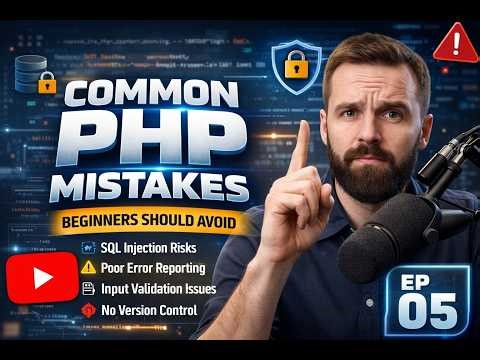 Common PHP Mistakes Beginners Should Avoid EP 05 Write Cleaner & Safer PHP Code Assignment On Click