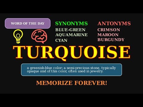 Turquoise: The Color & The Gemstone 🦋💎 A Beautiful & Versatile Word