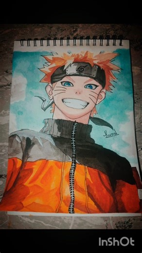 how to draw Naruto ☠️ #anime #naruto #art #drawing #shorts