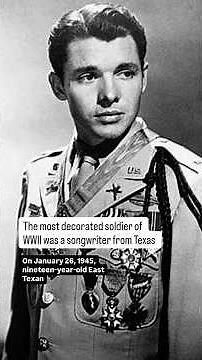 The most decorated American soldier of WWII was a songwriter from Texas