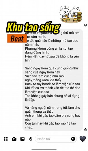 Khu Tao Sống Beat | Karik ft Wowy