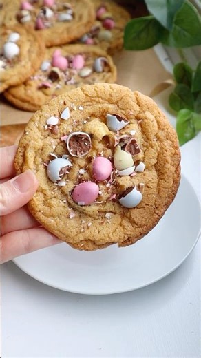 Chewy Mini Egg Cookies #easter #shorts #glutenfree #minieggs #baking