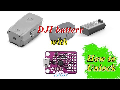How to Unlock DJI Battery Killer with CP2112 - Instructions to Unlock DJI Battery with CP2112 || ...