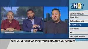 3.5K views · 70 reactions | David Chang talks about how self-loathing motivated him to be successful and tells Papi the story of his worst kitchen disaster. | Highly Questionable | Facebook