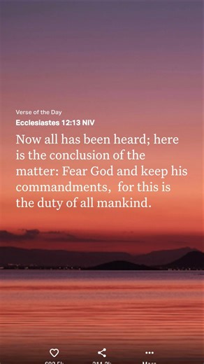 Ecclesiastes 12:13 #bible #bibleverse #jesuslovesyou #prayerworks