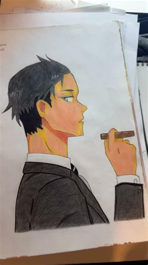I thought it looked decent #sketchbookart #sketchbook #art #drawing #anime #justsketchme #sketchings