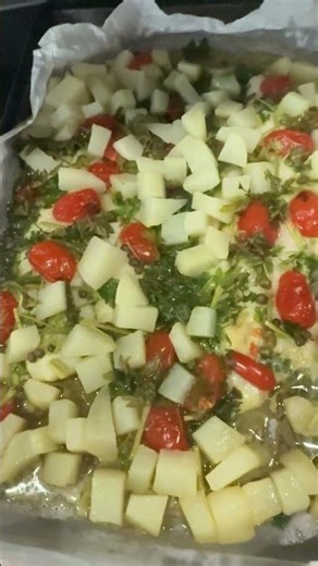 Mediterranean Baked Basa Fillet with Potatoes | Gabby &Mommy
