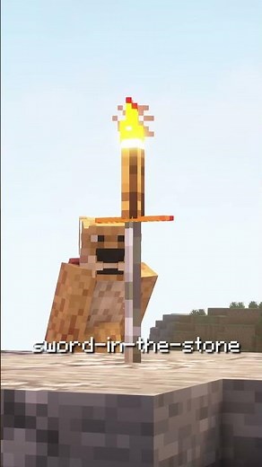 The Easiest Sword-in-the-Stone Build in Minecraft
