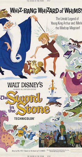 The Sword in the Stone (1963) ⭐ 7.1 | Animation, Adventure, Comedy