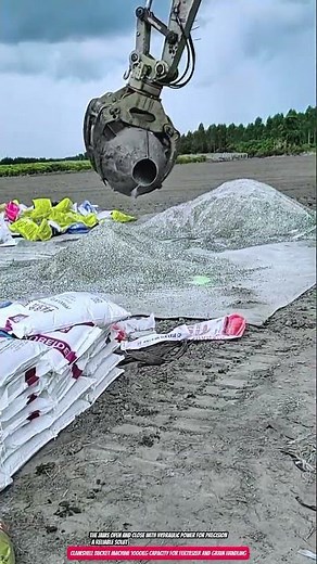 Clamshell Bucket Machine 1000kg Capacity for Fertilizer and Grain Handling