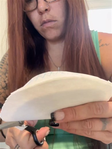 Cutting out my pattern and tacking it to the felt to get this medallion started 🤩 #beaded #medallion #beadwork #skillz #nativeamerican #native #indigenous #beadwithme #beadedbling #fourfeathers #order #custom #fyp #fypシ #foryou #foryoupage #ordersopen #owiefingers