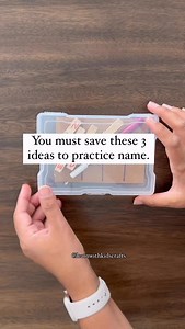 7.7K views · 109 reactions | SAVE these ideas to practice Name with...