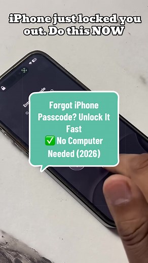 Forgot your iPhone passcode? Locked out with