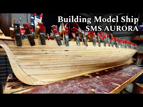 How to Build Model Ship, Top Planking, SMS Aurora Scale 1:65