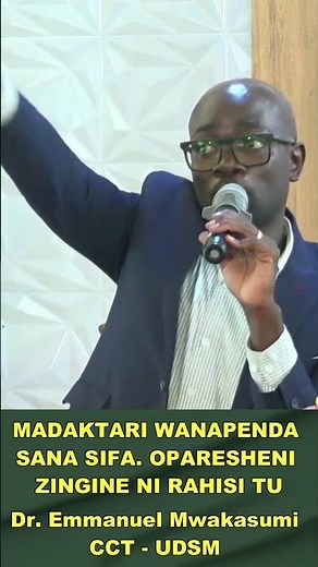 MADACTARI TUNAPENDA KUJIINUA. DR. EMMANUEL MWAKASUMI. CCT UDSM.