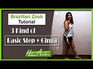 HOW TO DANCE ZOUK - 3 BASIC STEPS WITH GINGA (Zouk Move Tutorial) | Helen Avelar