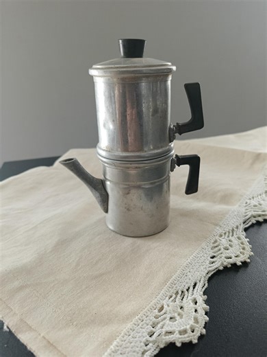 Vintage Aluminum Neapolitan Coffee Maker - Italian Cuccumella From the 1960s and 1970s - Industrial Design, Traditional Coffee Made in Italy - Etsy Canada