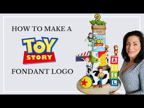 How To Make A Toy Story Cake Tutorial For Beginners | Fondant Toy Story Figure Tutorials