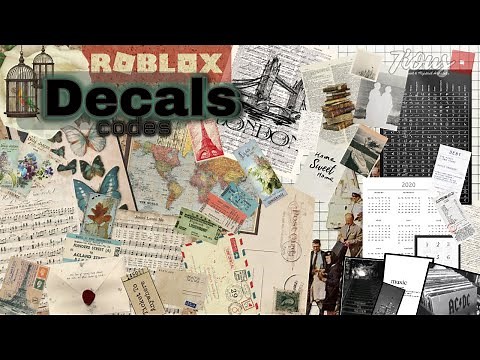 Decals Codes Paper Decals & Cork board tutorial | Decals Ids | Bloxburg ROBLOX