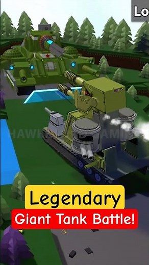 Roblox Build a Boat for Treasure Legendary Giant Tank Battle by Roxy & Soldier! #babft #roblox