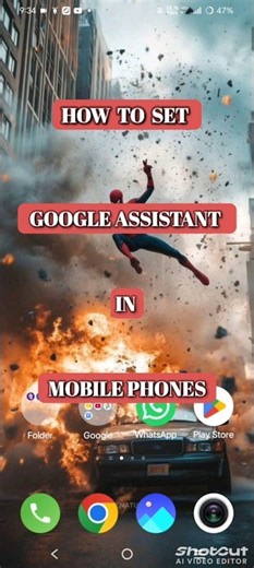How to set Google Assistant in mobile phones#shorts#viral#technology#mobile phones#trending