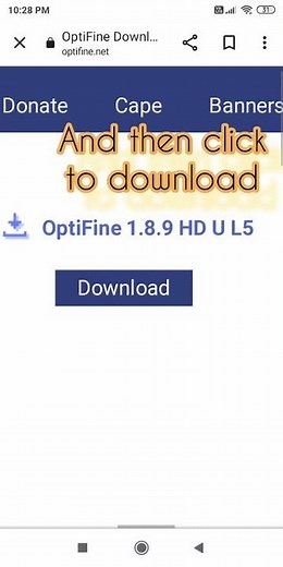 How to download optifine in 1.8.9 | optifine download #minecraft #viral #video