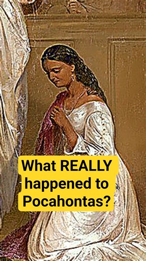 What REALLY happened to Pocahontas #history #art #pocahontas