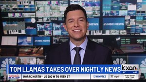 As Lester Holt signs off for the last time as NBC Nightly News anchor, the baton now passes to Tom Llamas