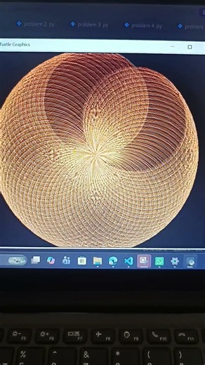 Python Can Do This?! 🤯 Colorful Turtle Animation