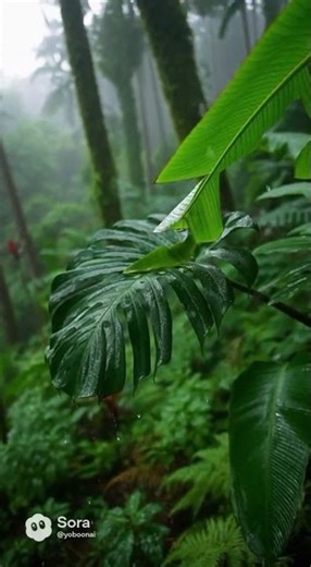 Hawaiian Rainforest Rain Sounds for Deep Sleep #雨音 #雨 #ハワイ #hawaii #rainasmr #forest #asmr
