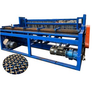 [Hot Item] 2~5mm Crimped Wire Mesh Knitting Machine for Vibrating Screen Mesh