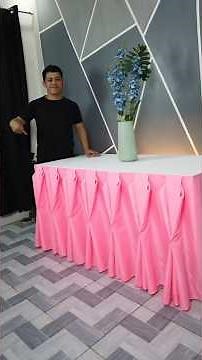 BEAUTIFUL DESIGN TABLE SKIRTING #basicdisigntableskirting