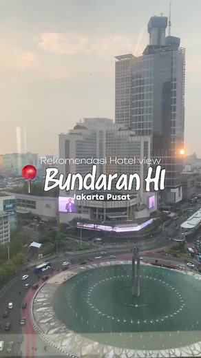[Save Now for Stay Later] Rekomendasi Hotel di Bundaran HI view sunsetnya yg bagus banget 👍✨ Jangan lupa booknya dari tag lokasi video ini ya, Happy Staycation✨ #TTPetualangNewbie #staycationjakarta #mandarinoriental #bundaranhi #rekomendasihotel