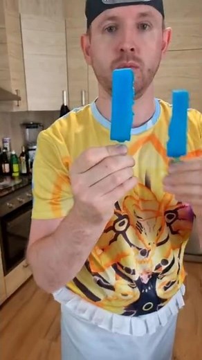 Naruto and Jiraiya Popsicle 🦊🐸🧊 #naruto #jiraiya #popsicle #shorts