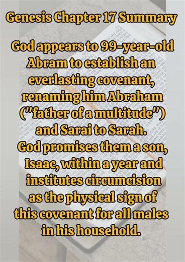 Genesis Chapter 17 Summary