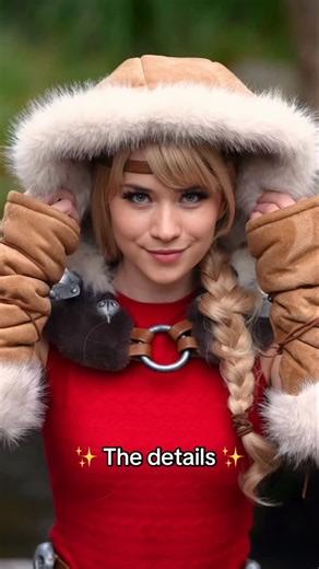 Nichameleon on Instagram: "My latest handmade cosplay! What do you think?! It’s been a minute since I created from scratch and it felt good 🥹❤️ Amazing axe by @dk_propshop 😍"