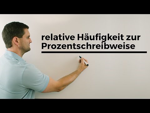 Von der relativen Häufigkeit zur Prozentschreibweise | Mathe by Daniel Jung
