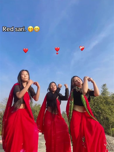 Stunning Red Sari Styles in Nepal