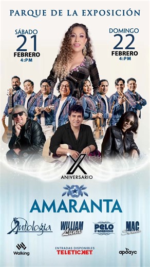 ¿Qué le has comprado a tu amigo secreto? 🤣 Ven a celebrar el décimo aniversario de Amaranta, con grandes invitados. 🎟️ Entradas en @Teleticket con 20% de descuento 🗓️ 21 y 2 de febrero del 2026 📍 Anfiteatro del Parque de la Exposición | Amaranta