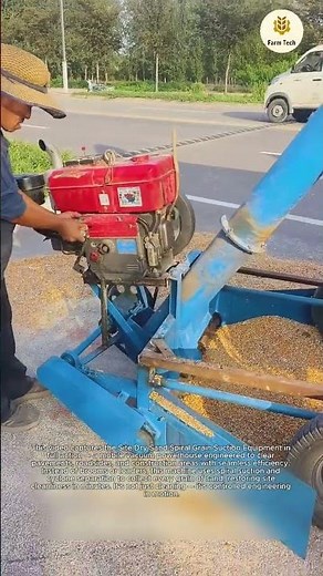 Site Dry Sand Spiral Grain Suction Equipment: The Mobile Vacuum That Clears Pavement Grain