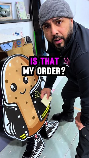 You're not our only order 🤬 #signs #signshop #birminghamsigns #businessreels #businesstiktok #fyp