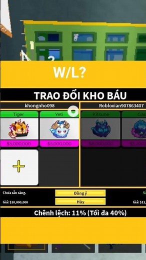 Trade Tiger and yeti for