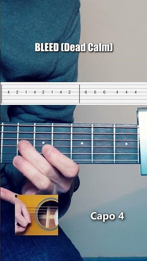 Bleed (Riff) by Dead Calm #guitar #tutorial