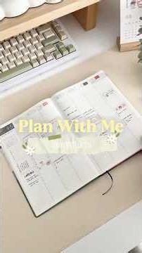 Clean and functional Hobonichi Cousin layout setup #planwithme #hobonichi #plannersetup