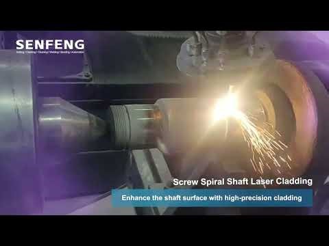 Laser Cladding Solution for Spiral Sleeve Spindle | SENFENG Laser Cladding Machine