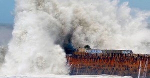The 2014 storms which hammered Cornwall