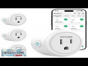 GHome Smart Plug WiFi Smart Plugs Work with Alexa and Google Home