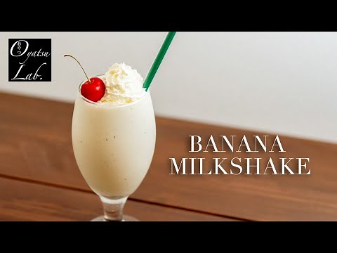 [3 ingredients] Banana Milkshake | Oyatsu Lab.
