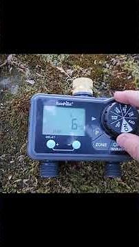 EASY TO INSTALL AND PROGRAM!! RainPoint digital water meter