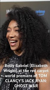 Betty Gabriel (Elizabeth Wright) at the red carpet world premiere -TOM CLANCY‘S JACK RYAN: GHOST WAR